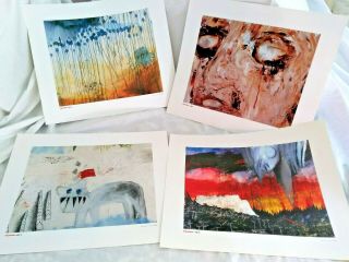 All 4 Prints - Stanley Donwood Radiohead Lithographs From 2000 Kid A - Promo