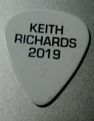 Official Keith Richards Rolling Stones No Filter 2019 Tour Guitar Pick