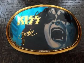 1977 Pacifica Kiss Gene Simmons Belt Buckle - With Flaws Please Read