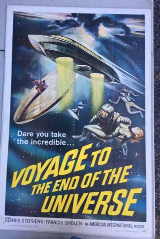 1964 Voyage To The End Of The Universe 27 " X41 " Movie Poster
