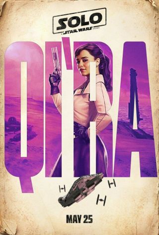 Solo: A Star Wars Story Qi’ra Theatrical Movie Poster (27x40) (emilia Clarke)