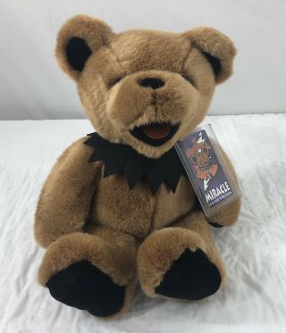 Grateful Dead Bear Miracle Teddy Bear Plush Doll Pittsburgh 1990 Vtg