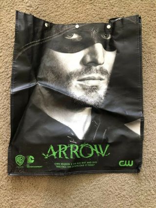 Sdcc Exclusive Comic Con Dc Comics Arrow Wb Swag Tote Bag Backpack Exclusive