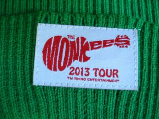 Monkees 2013 Tour Michael Nesmith Series Unisex Woolen Hat Cap Warm Winter $129 2