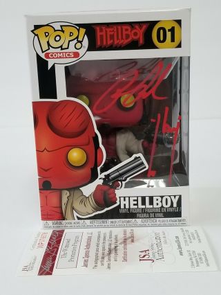 Ron Perlman Signed Hellboy 01 Funko Pop Autographed Jsa Authenticated