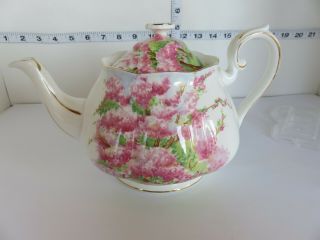 Vintage Royal Albert Blossom Time 6 Cup Teapot