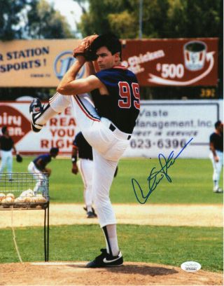 Charlie Sheen Autograph 11x14 Photo Major League Signed Jsa