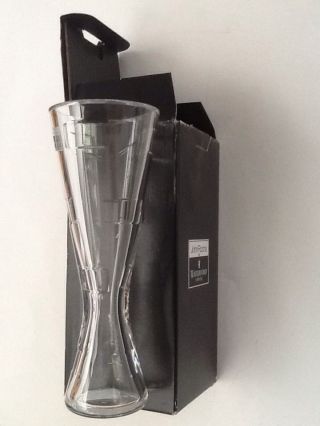 Waterford Crystal Oden Bud Vase 9 " By John Rocha Ireland Msrp $149.  00