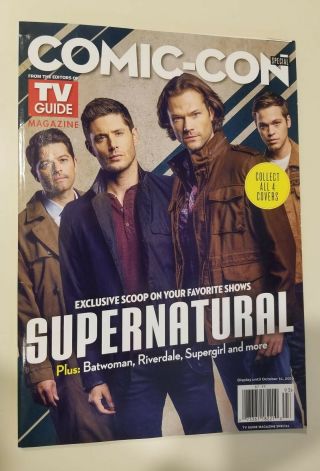2019 Sdcc " Supernatural " Tv Guide Special Edition,