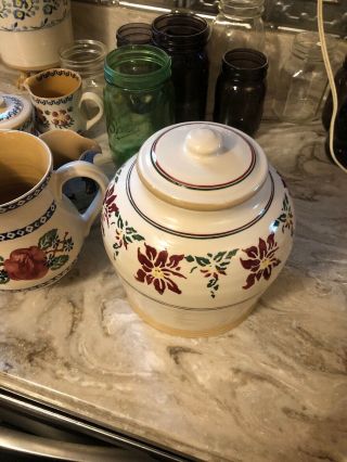Nicholas Mosse poinsettia Pattern Canister Retired 5