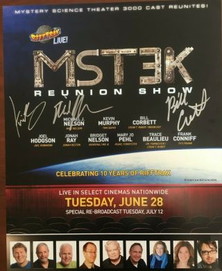 Autographed - Mystery Science Theater Reunion Poster