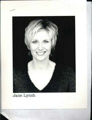 Jane Lynch - 8x10 Headshot Photo W/ Resume - Glee