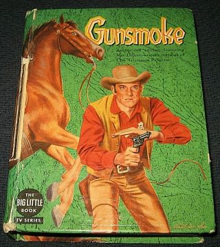 Vintage 1958 Gunsmoke Tv Series Big Little Book - - Matt Dillon James Arness