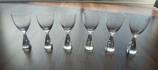 Set Of 6 Holmegaard Princess 4oz Wine Glasses - Boxes