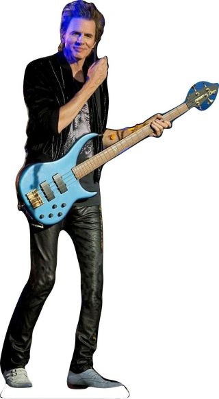 Duran Duran - John Taylor - Blue Bass - 74 " Tall Life Size Cardboard Cutout Standee