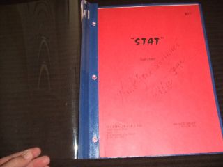 Rare 1990 Stat Abc Tv Series Script Ep Lady Finger Angela Bassett Signed Foy Iii