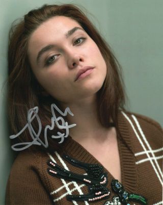 Florence Pugh Sexy Autographed Signed 8x10 Photo