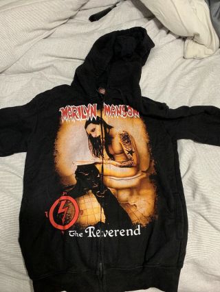 Marilyn Manson The Reverend Hoodie Xl