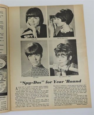 Rare Local Tv Guide Chicago Tribune June 1967 Barbara Feldon,  Get Smart Article