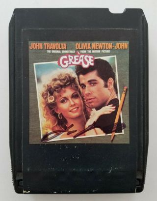 John Travolta Signed Grease Soundtrack 8 - Track Tape Actor Gotti Legend Rad