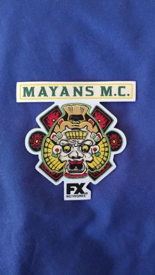 Sdcc 2018 Comic Con Exclusive Fx Networks Mayans M.  C.  Patch Soa