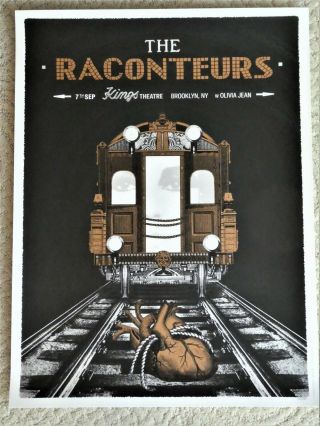 Raconteurs Poster - Kings Theater,  Nyc - 09/07/19 Only 280 Printed