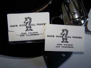 Have Gun Will Travel/paladin - (20) Business Card Size Cards Quality