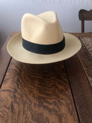 Vintage Dick Tracy Disney Dorfman Pacific Wool Fedora Hat Large