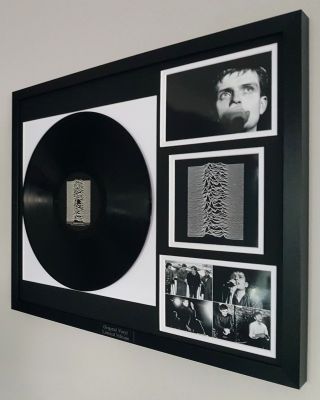 Joy Division Framed Record - Vinyl Unknown Pleasures Ian Curtis Order