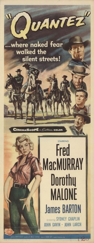 Quantez 1957 14x36 Orig Movie Poster Fff - 38403 Never Folded Fred Macmurray
