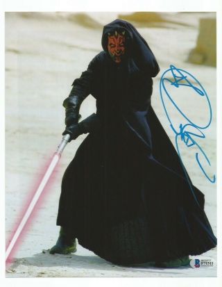 Ray Park Signed/autograph Star Wars Darth Maul 8x10 Photo Proof Beckett Bas