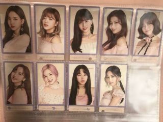 Twice 2nd Album Twice2 High Five Event Official Photocard Complete Set Punched