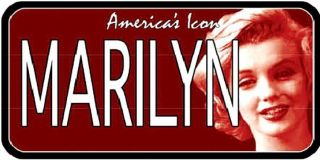 Marilyn Monroe Metal License Plate - America 