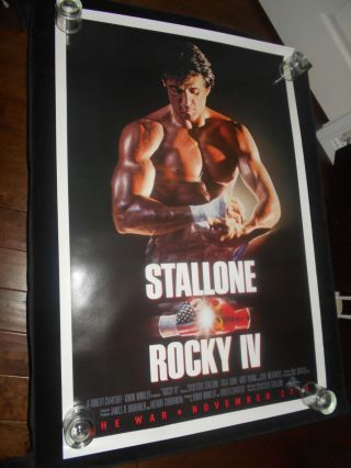 Rocky Iv Rolled One Sheet Poster Sylvester Stallone