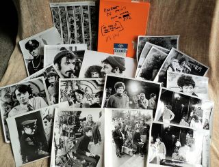 Authentic The Monkees Studio Candid 30 B&w Glossies & 5 Contact Sheets