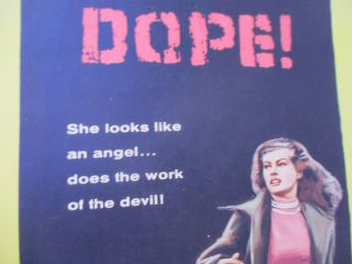 Pickup Alley Vintage Drug Movie Poster Dope Smuggler Dea Narcotics 1957