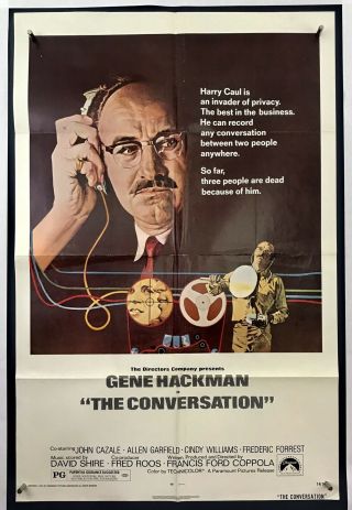 Conversation Movie Poster (fine) One Sheet 1974 Francis Ford Coppola 4166