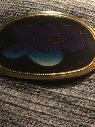 1977 Pacifica Mfg Belt Buckle - Yes - 2nd Version - - Rock & Roll Jewelry