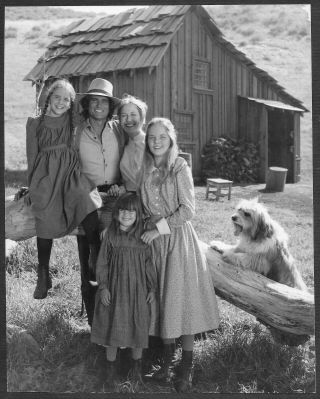 Little House On The Prairie 1970s Cast Promo Photo Michael Landon