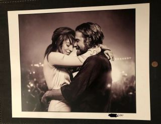 A Star Is Born Bradley Cooper Lady Gaga Rare Limited Numbered Photo Jack Ally