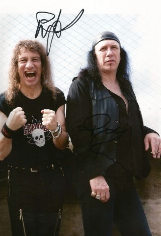 Anvil Authentic Heavy Metal Autographs,  In - Person Signed Photo