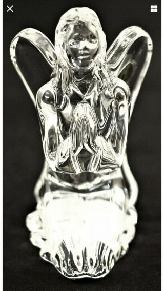Waterford Crystal Kneeling Angel Sculpture