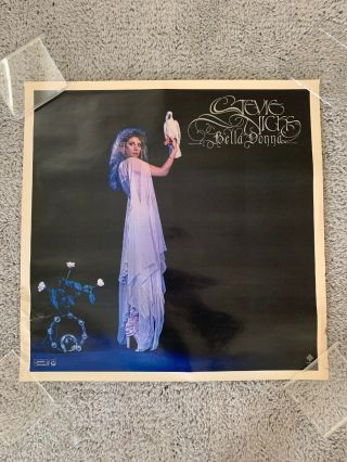 Stevie Nicks Bella Donna Promo Poster 1981 Fleetwood Mac - Very Rare 24”x24”