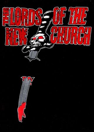 Lords Of The Church 1985 Tour Vintage Concert Tee T Shirt / Stiv Bators