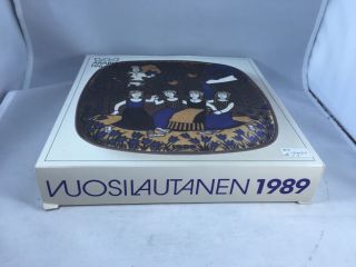 1989 Arabia Finland Kalevala Annual Plate Four Maidens Raija Uosikkinen 4