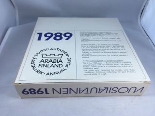 1989 Arabia Finland Kalevala Annual Plate Four Maidens Raija Uosikkinen 6