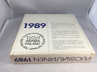 1989 Arabia Finland Kalevala Annual Plate Four Maidens Raija Uosikkinen 7