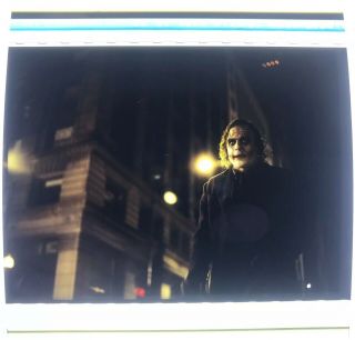 The Dark Knight Imax 15/70mm Film Cell Heath Ledger As The Joker Rare Gotham St