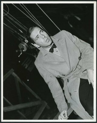 Humphrey Bogart Vintage 1937 Warner Bros Portrait Photo " Black Legion "