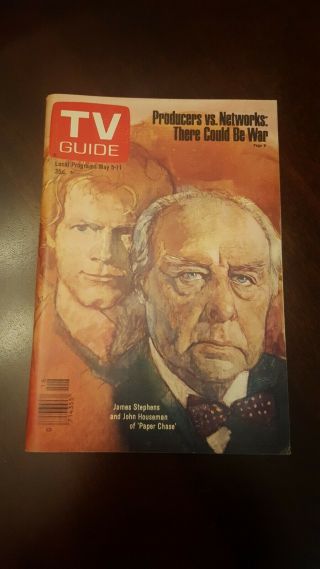 Tv Guide May 5 - 11 1979 Stephens Houseman " Paper Chase " L.  A.  Edition.